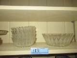 GLASS SALAD BOWL SET