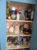 LAMP SHADES, CHRISTMAS DECORATIONS, AND ETC