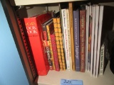 ASSORTMENT OF COOKBOOKS AND LONGENBERGER BOOKS
