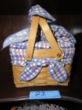 1999 LONGABERGER BASKET WITH INSERT