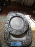 LONGABERGER METAL PLATES AND SERVING DISHES