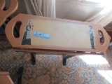 HAND-PAINTED DROPLEAF STAND