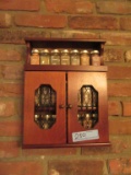 HANGING SPICE RACK WITH SPICES