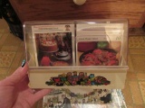 COOKBOOKS AND COOKING CARD SET