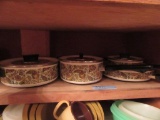 PORCELAIN OVER METAL PAN SET
