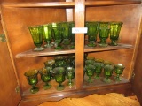 GREEN STEMWARE
