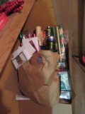 WRAPPING PAPER, RIBBON, CHRISTMAS CARDS, AND ETC
