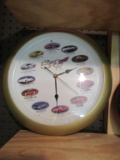 50TH ANNIVERSARY CORVETTE BATTERY POWERED WALL CLOCK