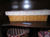 2002 LONGABERGER CLASSIC WINDOW BOX BASKET WITH INSERT