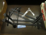 METAL WALL SCONCE CANDLE HOLDERS AND CANDLE SNUFFERS. STAINLESS STEEL BABY