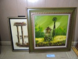 WINDMILL OIL ON CANVAS AND OIL ON CANVAS SIGNED BY GAHLT