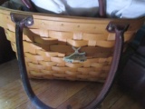 2001 LONGABERGER BASKETS WITH HANDLES AND EXTRA CANVAS LINERS