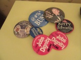 POLITICAL BUTTONS AND OTHERS