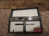 PIERRE CARDIN BOX WITH PEN ACCESSORIES, SUNGLASSES, BELTS, AND ETC