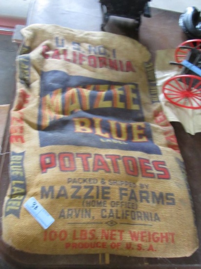 MAZZIE FARMS 100 POUND POTATO BAG