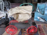 PLASTIC COVERED WAGON TOY