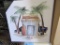 1 LIGHTED TIKI HUT CANVAS