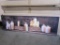 1 LIGHTED MANTLE OF CANDLES CANVAS