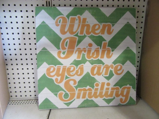 1 SMILING IRISH EYES SIGN