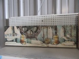 3 LIGHTED VINTAGE SEASIDE MANTLE CANVASES