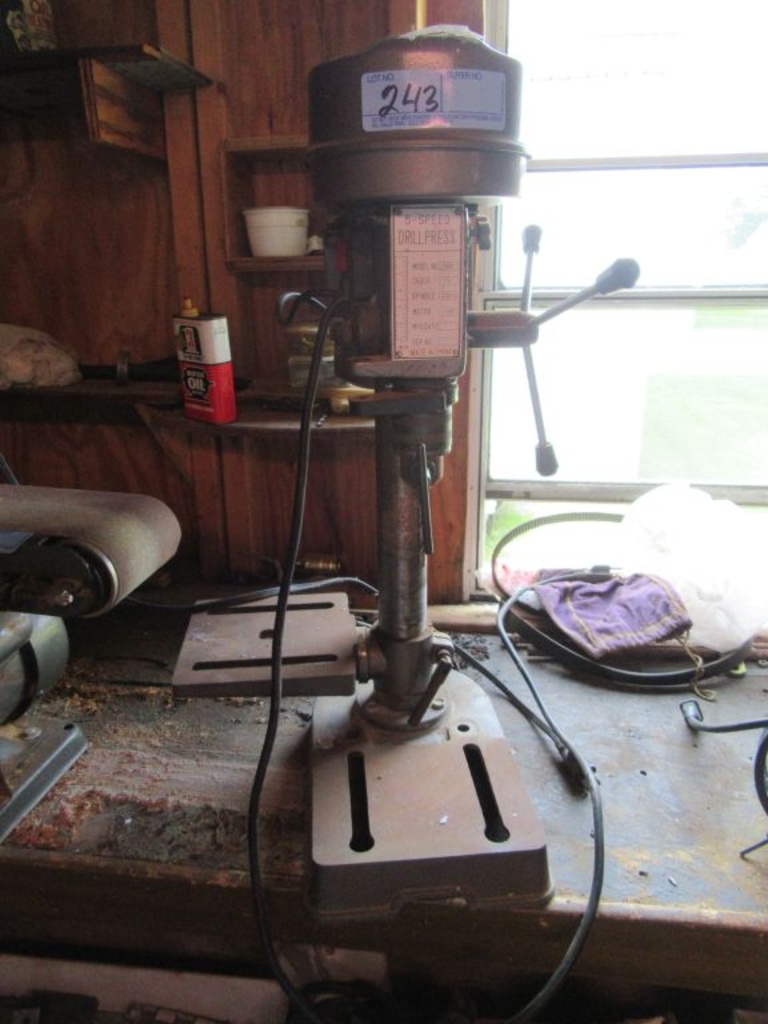 5 SPEED DRILL PRESS MODEL NUMBER ZJ4110 