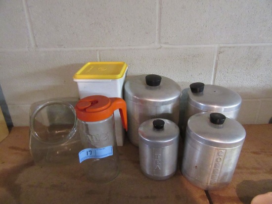 KITCHEN CONTAINERS & 50'S CANISTERS