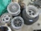 ASSORTMENT OF RIMS, HUBCAPS, AND TIRES