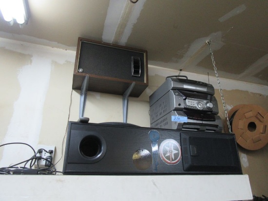 RCA STEREO WITH PIONEER SPEAKERS AND IRS SPEAKERS