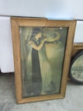 LADY PRINT WITH FRAME