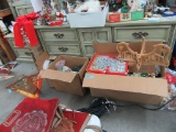 CHRISTMAS ORNAMENTS, STOCKINGS, LIGHTS, AND OTHER ACCESSORIES WITH 6 FOOT N