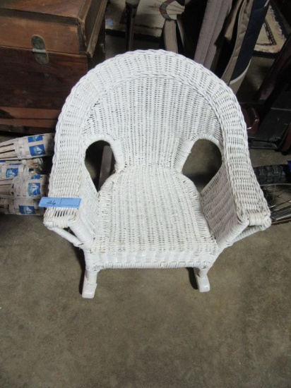 WICKER CHILD'S ROCKER