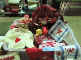 VALENTINE'S DAY DECORATIONS, STUFFED ANIMALS, AND ETC INCLUDING WINNIE THE