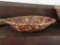 BROWN WARE OVAL SHAPED BOWL
