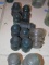 GREEN GLASS INSULATORS AND OTHERS