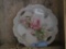 HAND-PAINTED FLORAL PLATE GERMANY