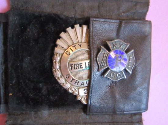 2 NEW YORK FIRE DEPARTMENT PINS