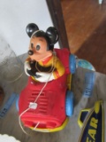 MICKEY MOUSE PULL TOY. MADE BY KORMER. NUMBER 701-2. 1973