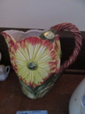 FLORAL PITCHER. MADE IN ITALY.