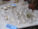 ASSORTED GLASS SALTS