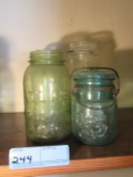 QUICK SEAL JAR. CLARK FRUIT JAR. ATLAS JAR AND OTHER