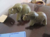 MARBLE ELEPHANT FIGURINES