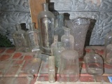 BOTTLES INCLUDING COCA-COLA CLEAR GLASS & BROWN GLASS