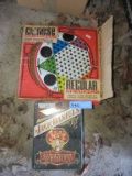 JACK DANIELS POKER CHIP SET AND CHINESE CHECKERS GAME