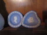 2 WEDGWOOD DISHES. 1 WITH JOHN F KENNEDY.