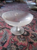 ETCHED GLASS CANDY DISH