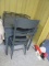 PAINTED DESK AND CHAIR