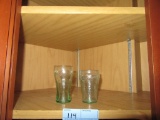 2 SMALL COCA-COLA GLASSES