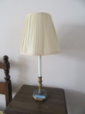 PAINTED WOOD TABLE LAMP