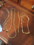 VARIETY OF GOLD NECKLACES