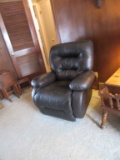 2 FAUX LEATHER RECLINERS AND LOVESEAT. MANY MARKS & TEARS ON LOVESEAT